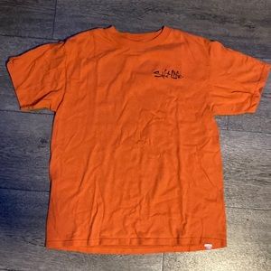 Orange salt life t-shirt youth large, used
